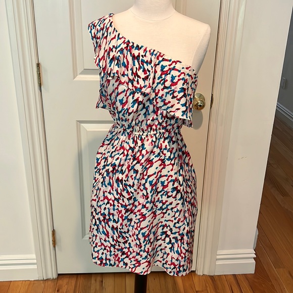 Silk Asymmetrical Dress - Picture 1 of 6